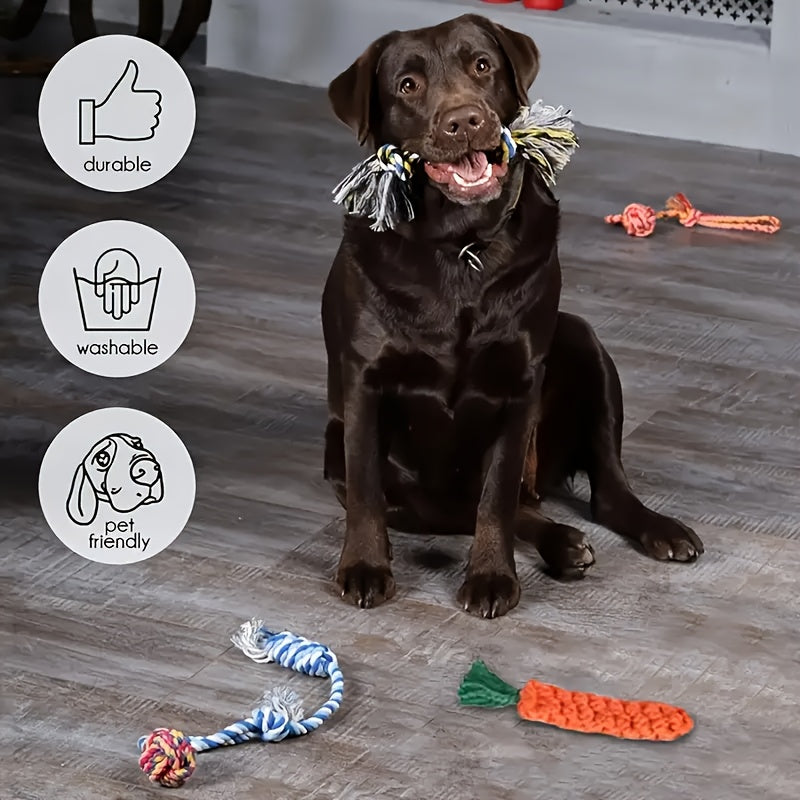 6/12-Piece Interactive Dog Toy Set