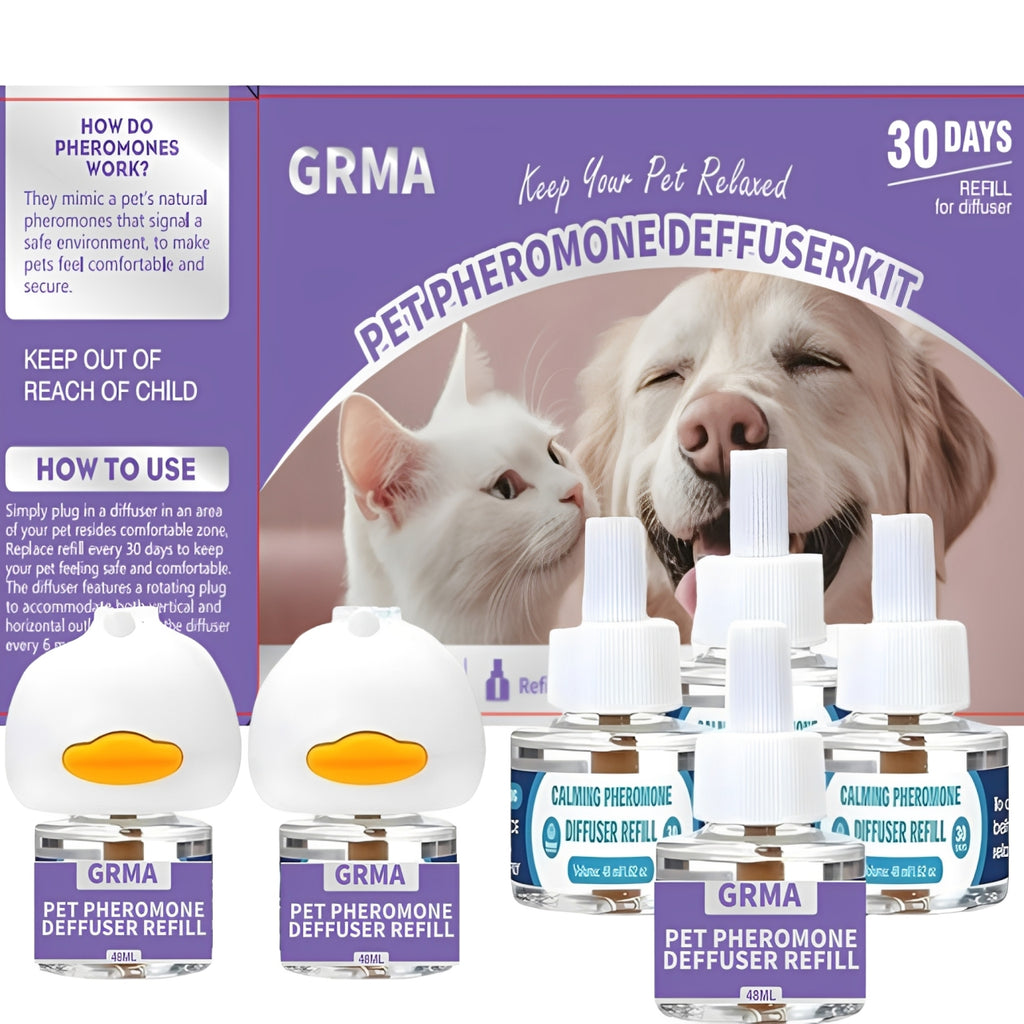 Pet Calming Diffuser Set with 2 Refills - 3-IN-1