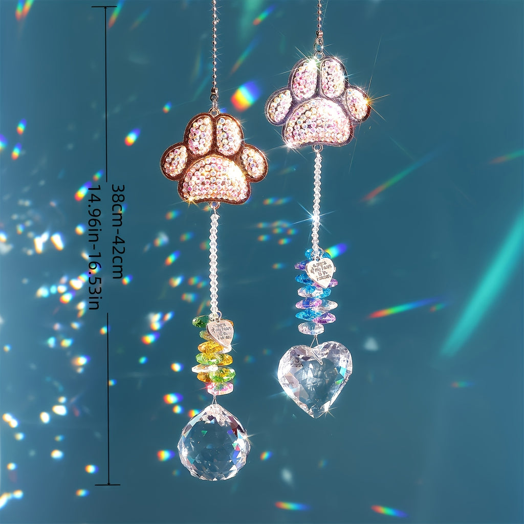 Pet Memorial Crystal Rainbow Suncatcher